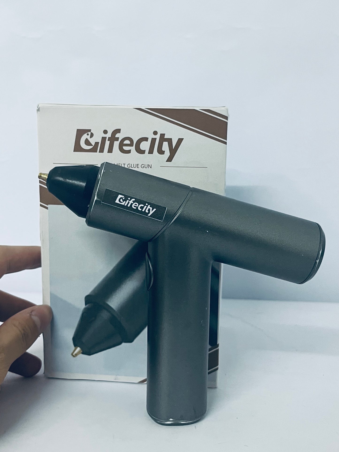 Lifecity Hot Glue Gun - Fast Heating Mini Glue Gun with Anti-Drip Nozzle for DIY Crafts, Home Repairs, Arts & School Projects