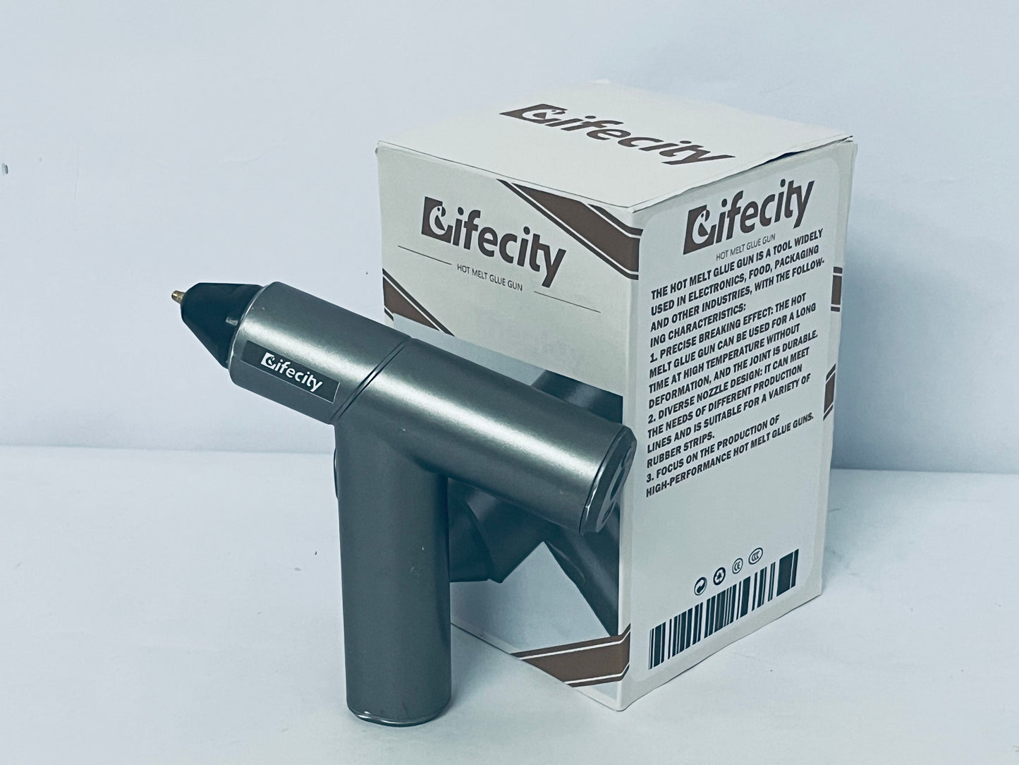 Lifecity Hot Glue Gun - Fast Heating Mini Glue Gun with Anti-Drip Nozzle for DIY Crafts, Home Repairs, Arts & School Projects