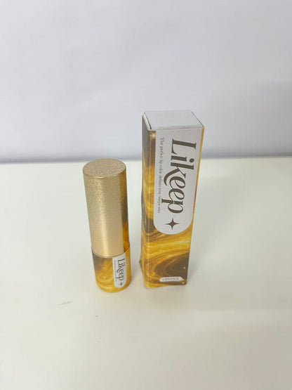 Likeep Lipstick - Matte Red-Brown Shade, Starry Gold Tube for Statement Lips
