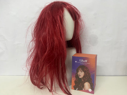 【Likelf Wine Red Wavy Wig】—— Vibrant, Effortless Style for Every Occasion