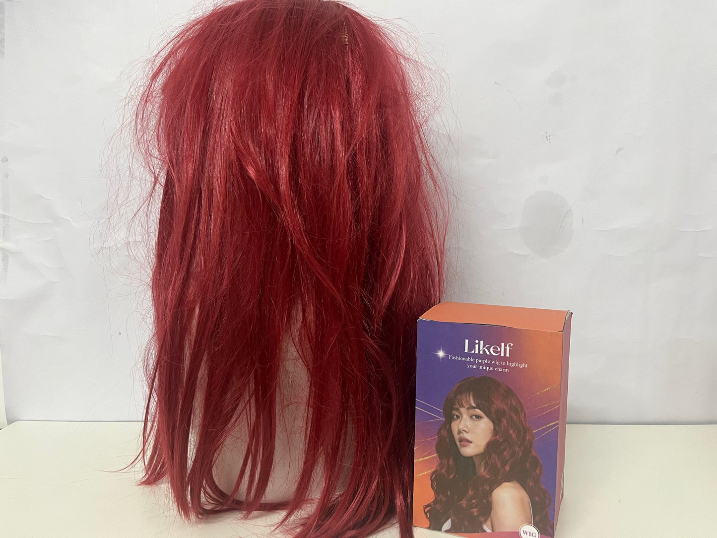 【Likelf Wine Red Wavy Wig】—— Vibrant, Effortless Style for Every Occasion