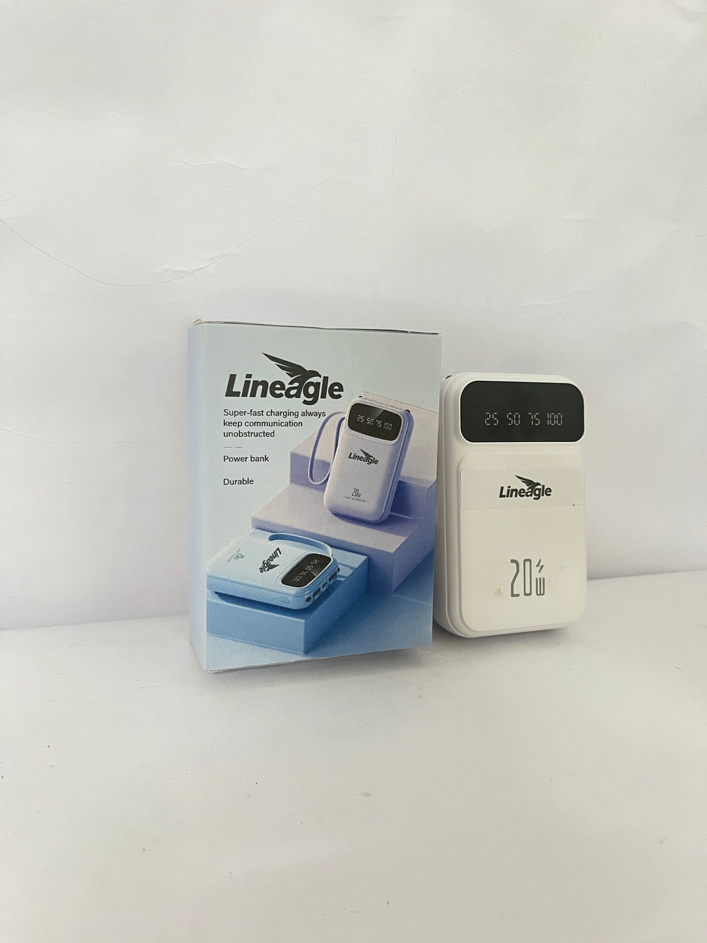 Lineagle 20W Fast Charging Power Bank, Portable External Battery Pack with Digital Display, High - Capacity & Durable Charger