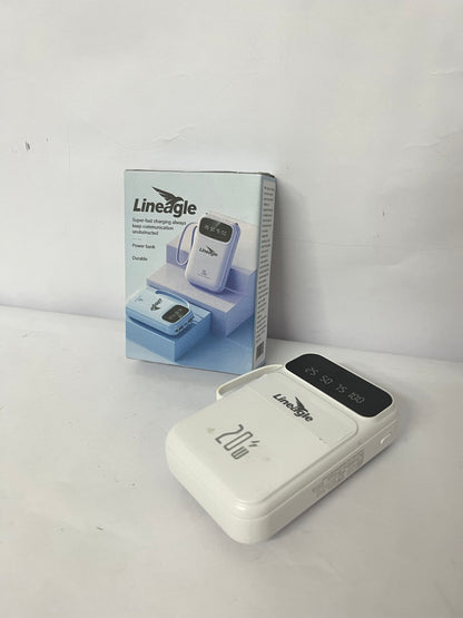 Lineagle 20W Fast Charging Power Bank, Portable External Battery Pack with Digital Display, High - Capacity & Durable Charger