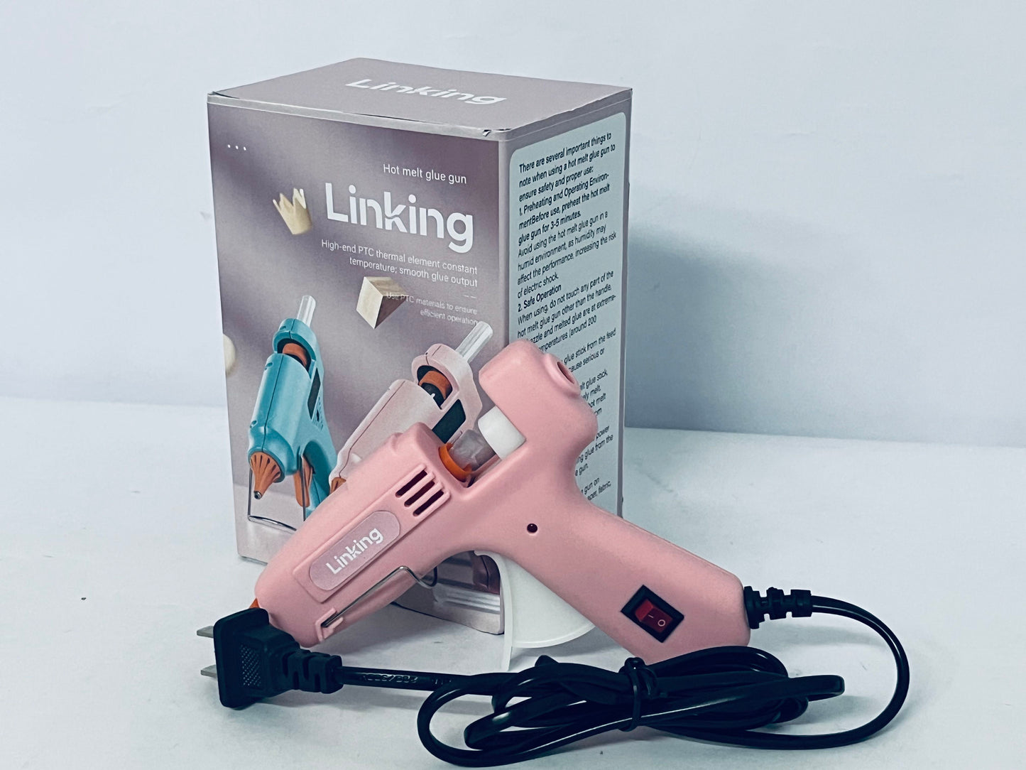 Linking Hot Melt Glue Gun, Multi-functional Constant Temperature Glue Gun for Home & Craft