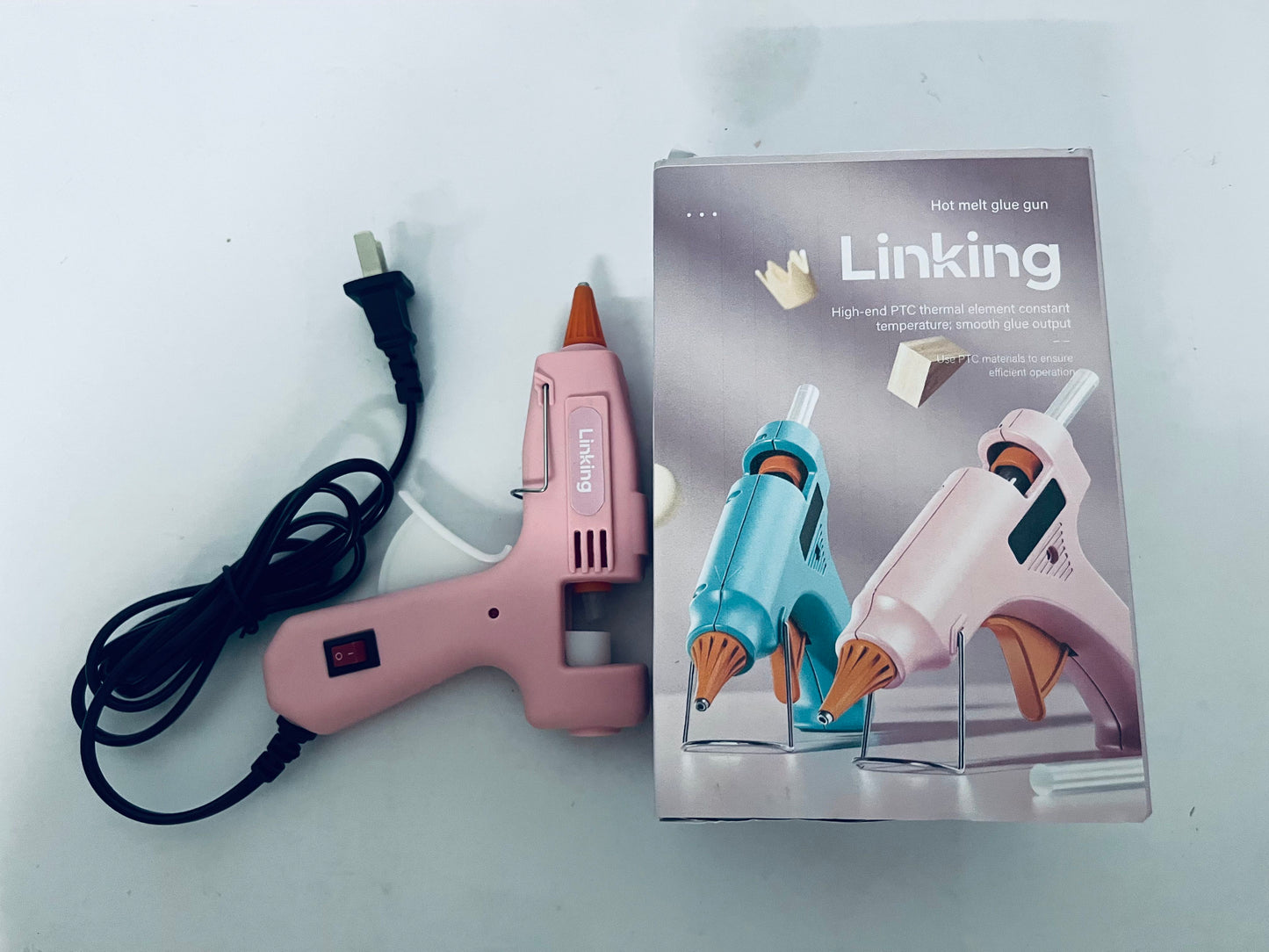 Linking Hot Melt Glue Gun, Multi-functional Constant Temperature Glue Gun for Home & Craft