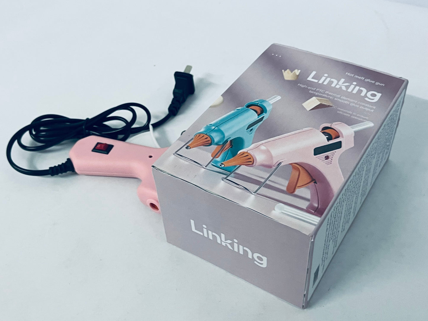 Linking Hot Melt Glue Gun, Multi-functional Constant Temperature Glue Gun for Home & Craft