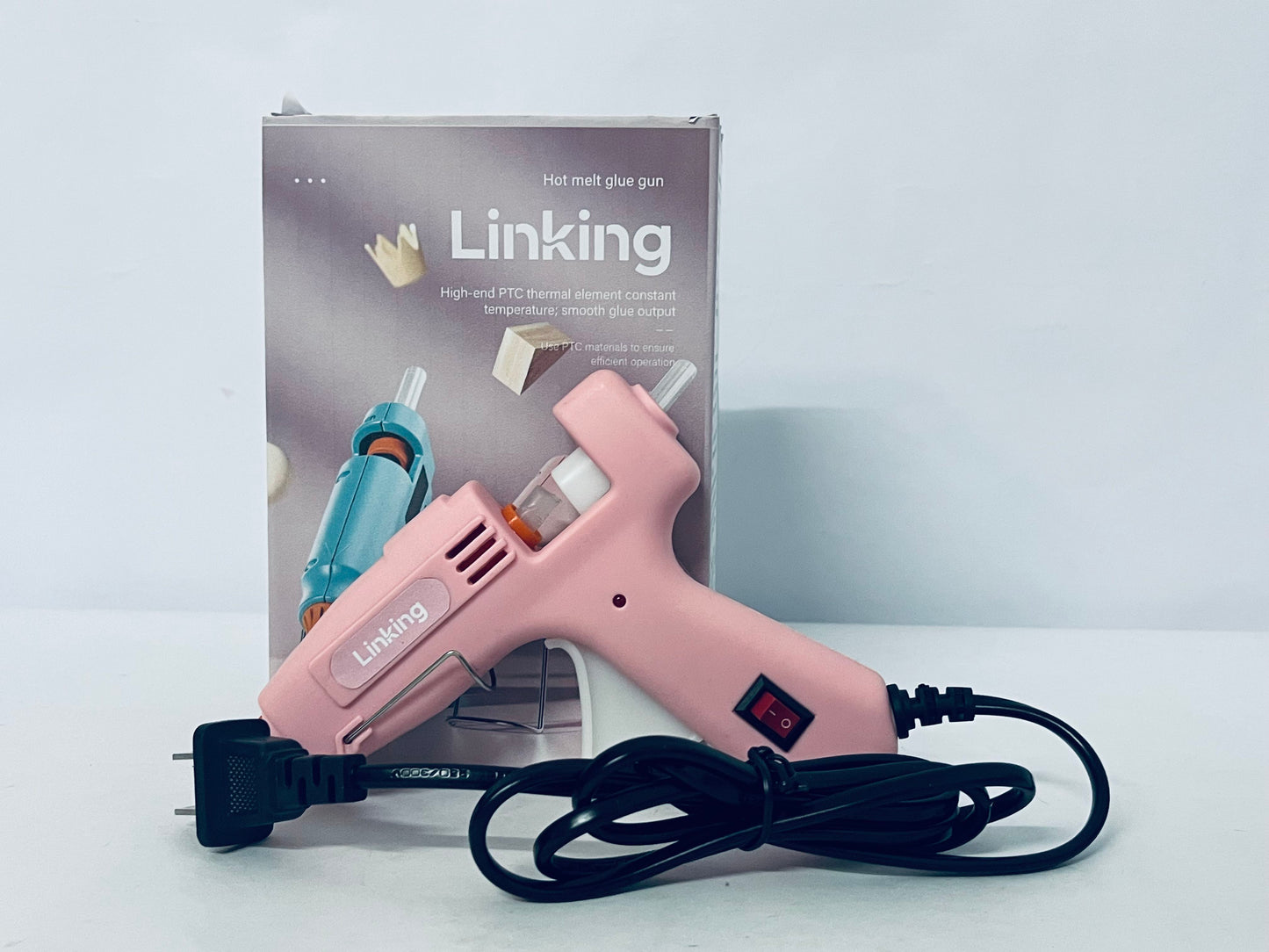 Linking Hot Melt Glue Gun, Multi-functional Constant Temperature Glue Gun for Home & Craft