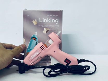 Linking Hot Melt Glue Gun, Multi-functional Constant Temperature Glue Gun for Home & Craft