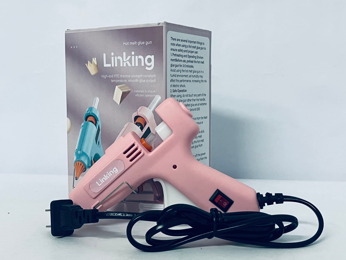 Linking Hot Melt Glue Gun, Multi-functional Constant Temperature Glue Gun for Home & Craft