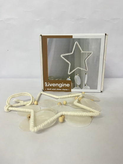 Livengine Dream catcher Shell Star Wind Chime Ornament Natural & Fresh Pleasant & Healing A Romantic Choice for Home and Outdoor Decoration
