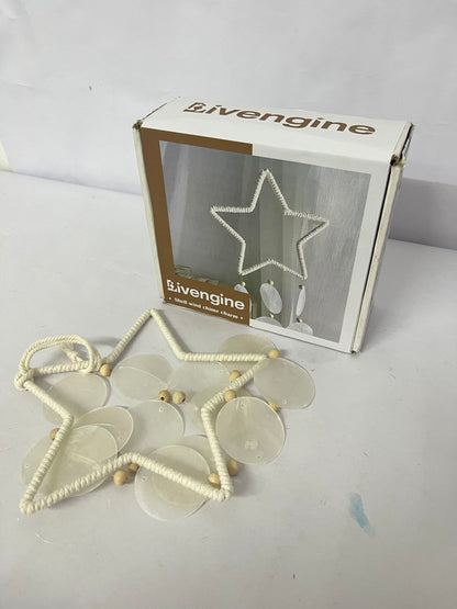 Livengine Dream catcher Shell Star Wind Chime Ornament Natural & Fresh Pleasant & Healing A Romantic Choice for Home and Outdoor Decoration