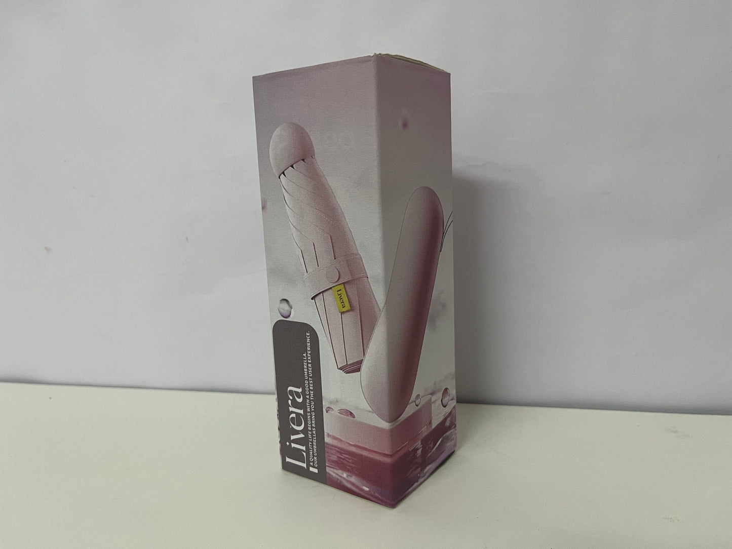 【Livera Compact Foldable Umbrella】—— Pink Stylish Water-Resistant Umbrella: Portable, Lightweight & Durable for Daily Commuting & Outdoor Outings