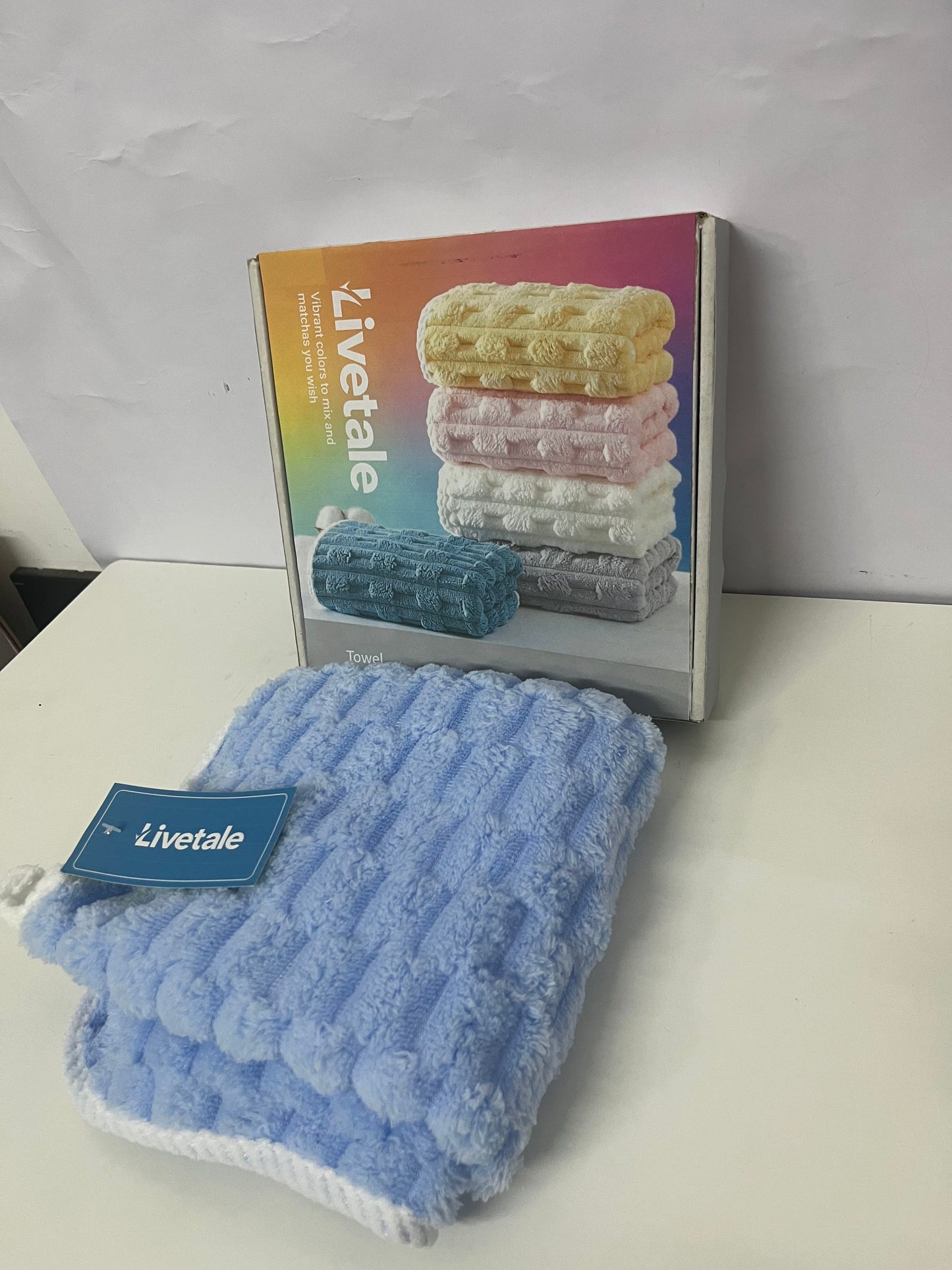 [Livetale Towels]——Livetale High-Density Coral Fleece Towel - Super Absorbent Quick-Dry Face & Hand Towel