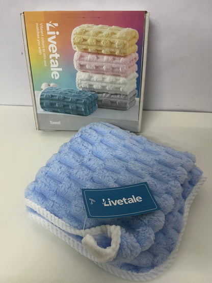 [Livetale Towels]——Livetale High-Density Coral Fleece Towel - Super Absorbent Quick-Dry Face & Hand Towel