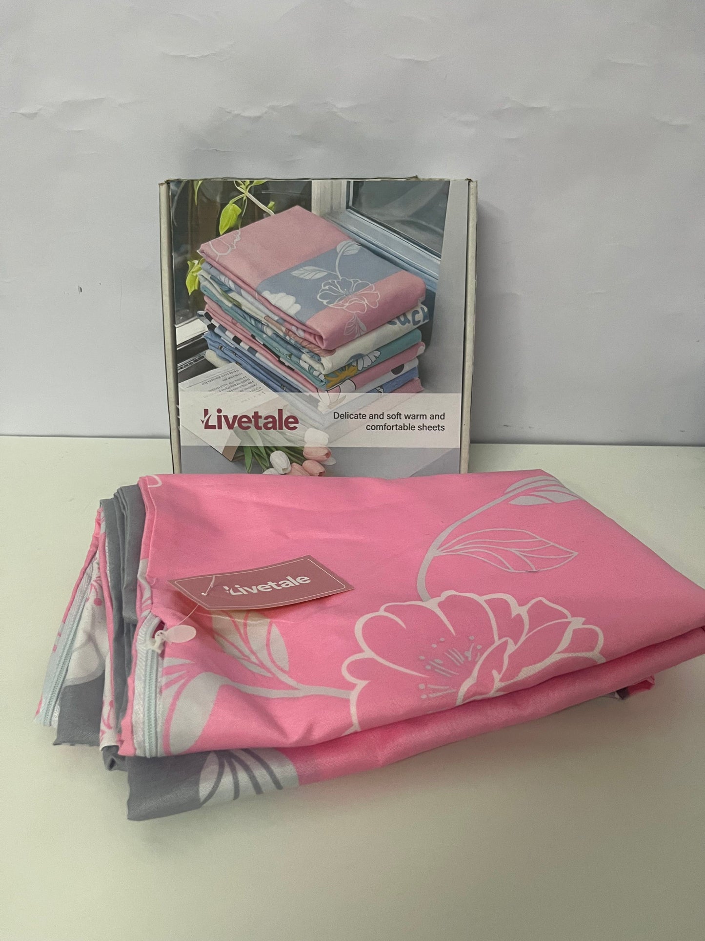 [Livetale Quilt covers]——Livetale 100% Cotton Printed Duvet Cover - Soft & Breathable Floral Pattern Bedding