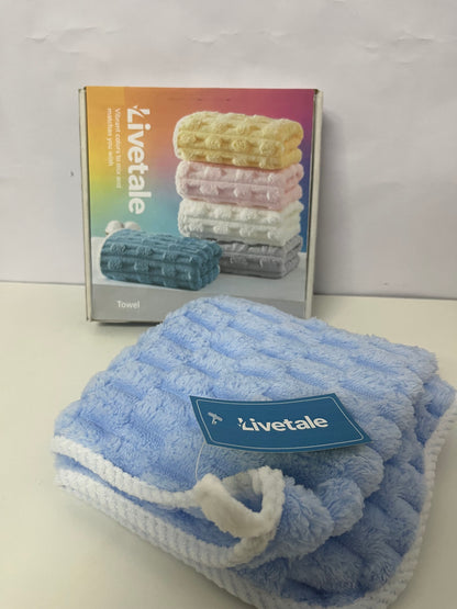 [Livetale Towels]——Livetale High-Density Coral Fleece Towel - Super Absorbent Quick-Dry Face & Hand Towel