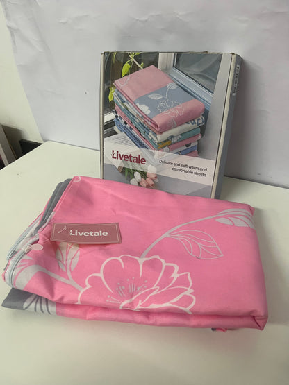 [Livetale Quilt covers]——Livetale 100% Cotton Printed Duvet Cover - Soft & Breathable Floral Pattern Bedding