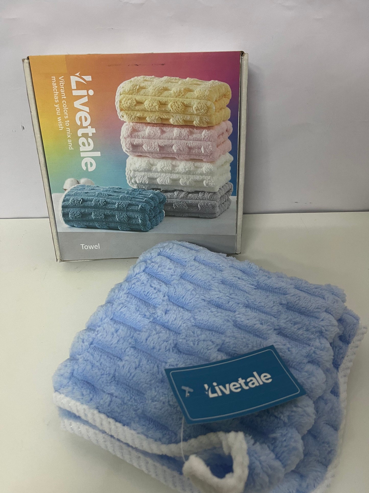 [Livetale Towels]——Livetale High-Density Coral Fleece Towel - Super Absorbent Quick-Dry Face & Hand Towel