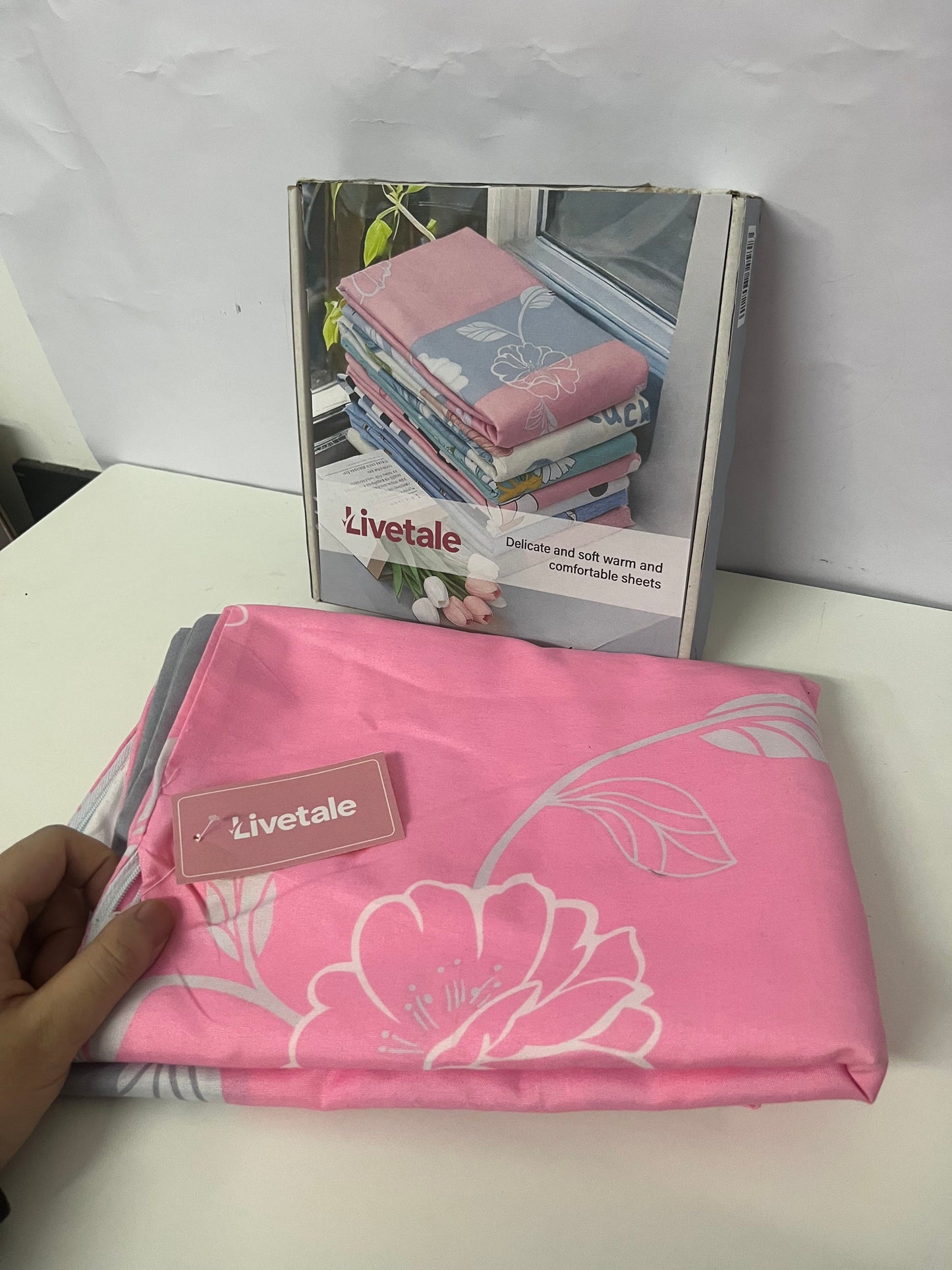 [Livetale Quilt covers]——Livetale 100% Cotton Printed Duvet Cover - Soft & Breathable Floral Pattern Bedding