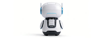 Lnfinpanda Smart Kids Teaching Robot, Programmable Interactive Early Education Machine, Logic Thinking Training, Voice Dialogue, Companion Learning STEM Toy