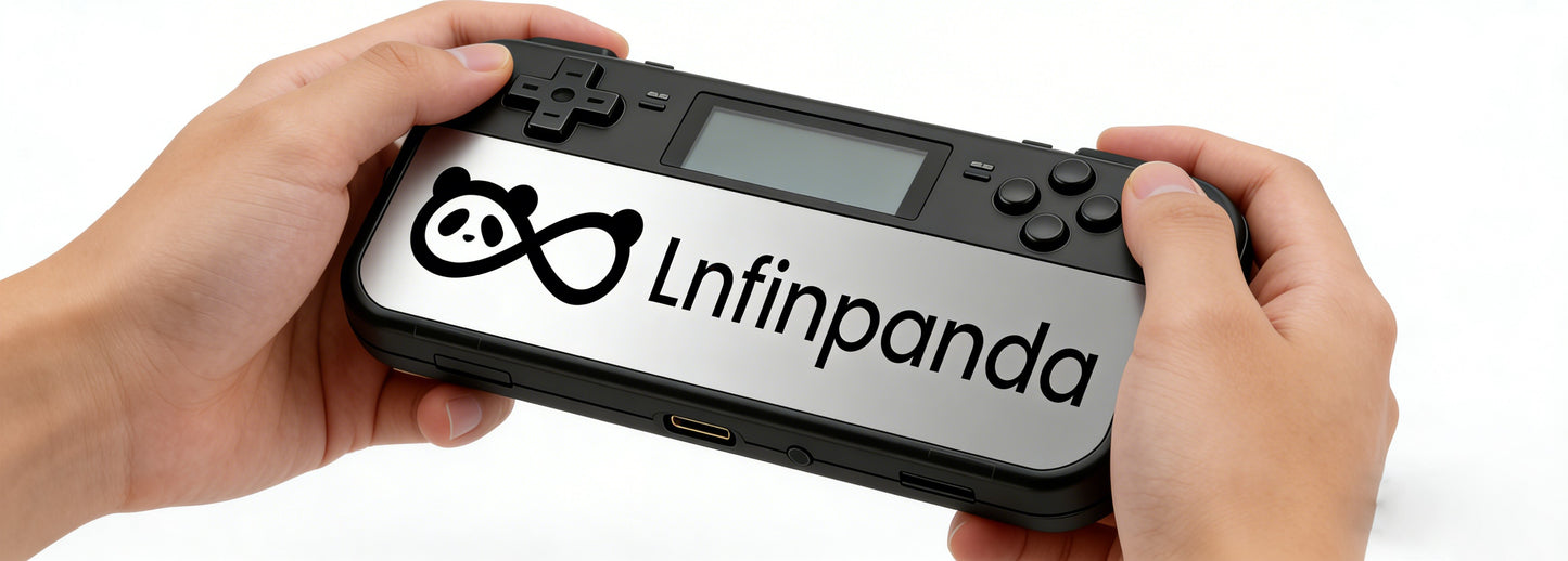 Lnfinpanda Retro Handheld Video Game Console, HD IPS Screen, Multi-Emulator Compatible, Portable with Long Battery Life, Classic Nostalgic Gaming Device