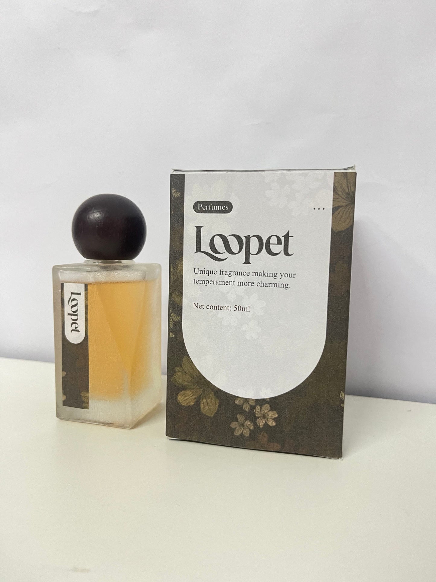 Loopet Unique Fragrance Perfume 50ml, Retro Bottle Long-Lasting Scent, Daily & Social Occasions