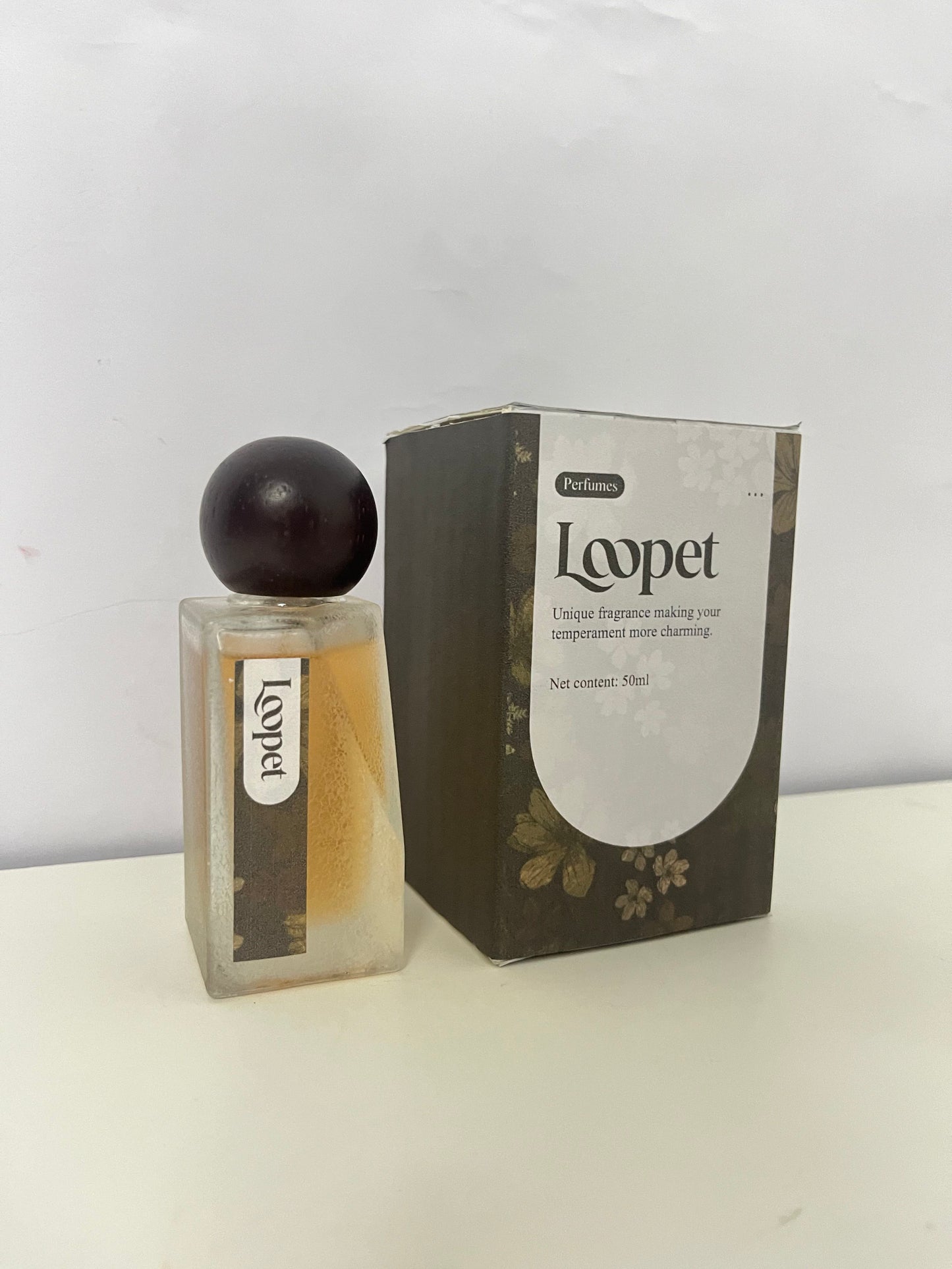 Loopet Unique Fragrance Perfume 50ml, Retro Bottle Long-Lasting Scent, Daily & Social Occasions