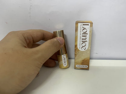 [Lotnice Lipsticks]-Gold-Plated Matte Lipstick - Flattering Non-Drying Velvet Lip Color