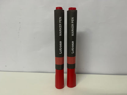 [Lotrose Marker pens]-Red Marker Pen - Large Capacity Quick-Dry Waterproof Marker
