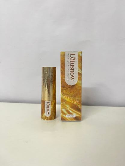 Lotusnow Charm Lipstick Wake Up Confidence on Lips Luxurious Gold Texture Pigmented & Long-Lasting An Elegant Expression of Lip Art