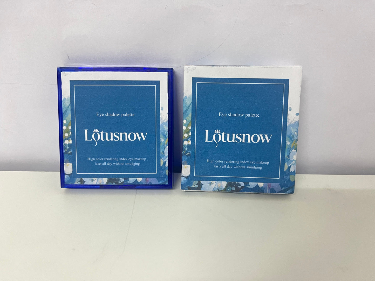 Lotusnow Blue 9-Color Eyeshadow Palette High Pigmentation Long-Lasting Versatile A Dynamic Expression of Eye Makeup Art