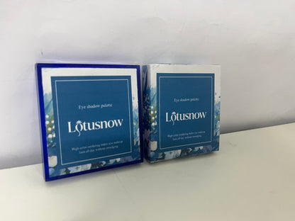 Lotusnow Blue 9-Color Eyeshadow Palette High Pigmentation Long-Lasting Versatile A Dynamic Expression of Eye Makeup Art