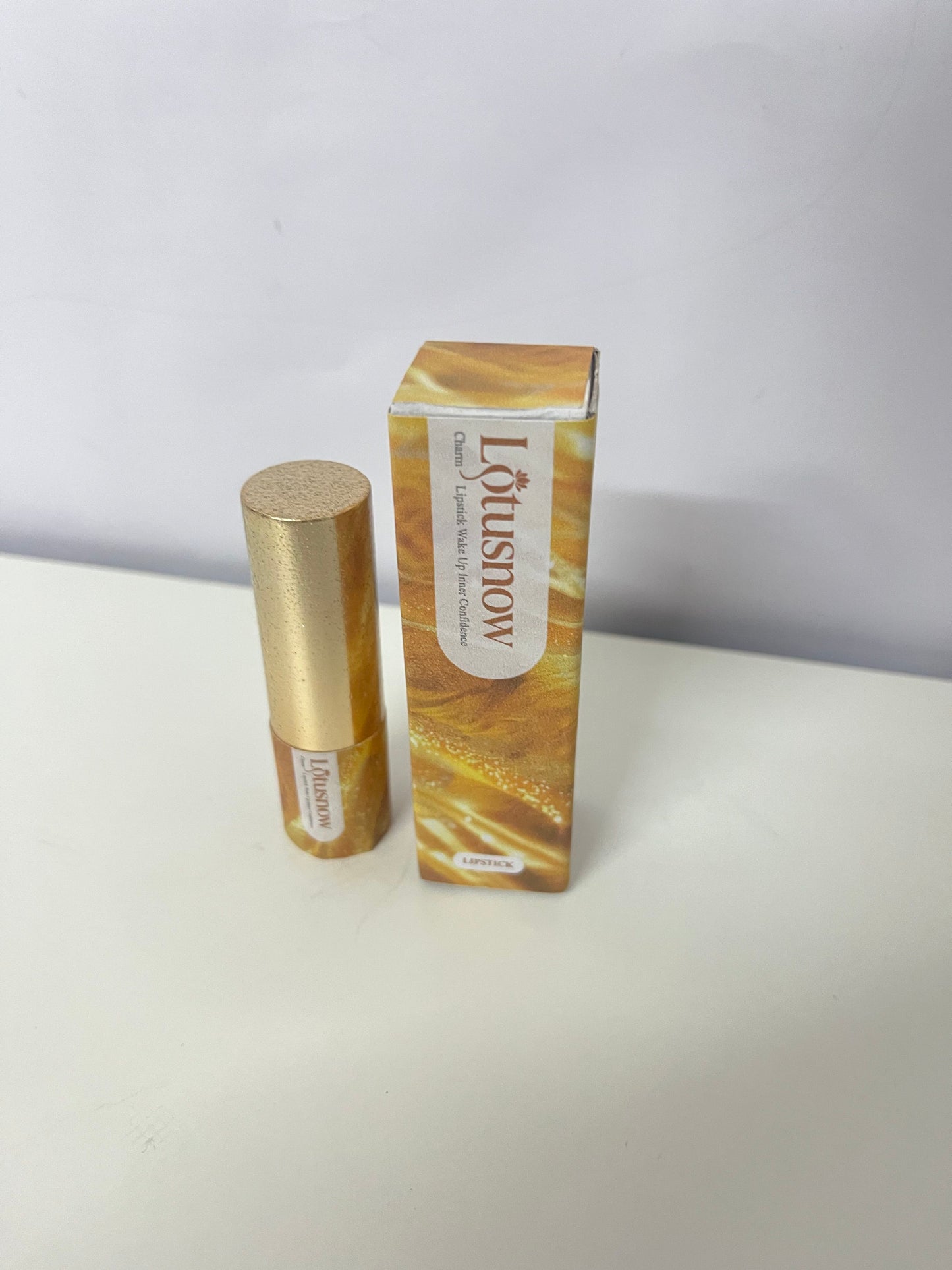 Lotusnow Charm Lipstick Wake Up Confidence on Lips Luxurious Gold Texture Pigmented & Long-Lasting An Elegant Expression of Lip Art