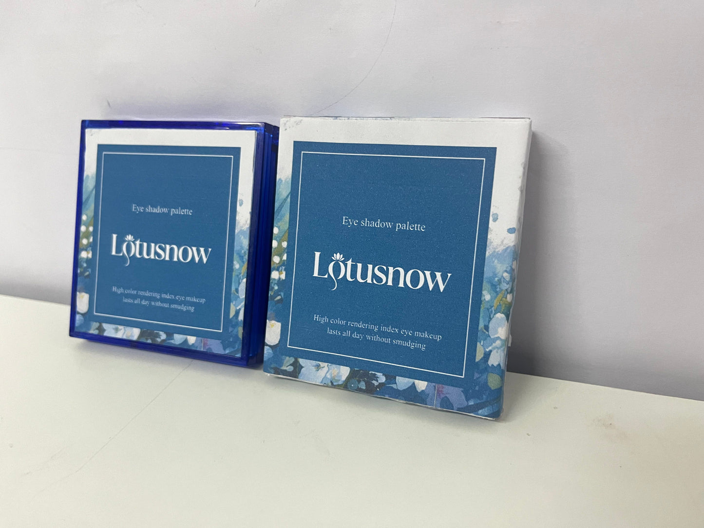Lotusnow Blue 9-Color Eyeshadow Palette High Pigmentation Long-Lasting Versatile A Dynamic Expression of Eye Makeup Art