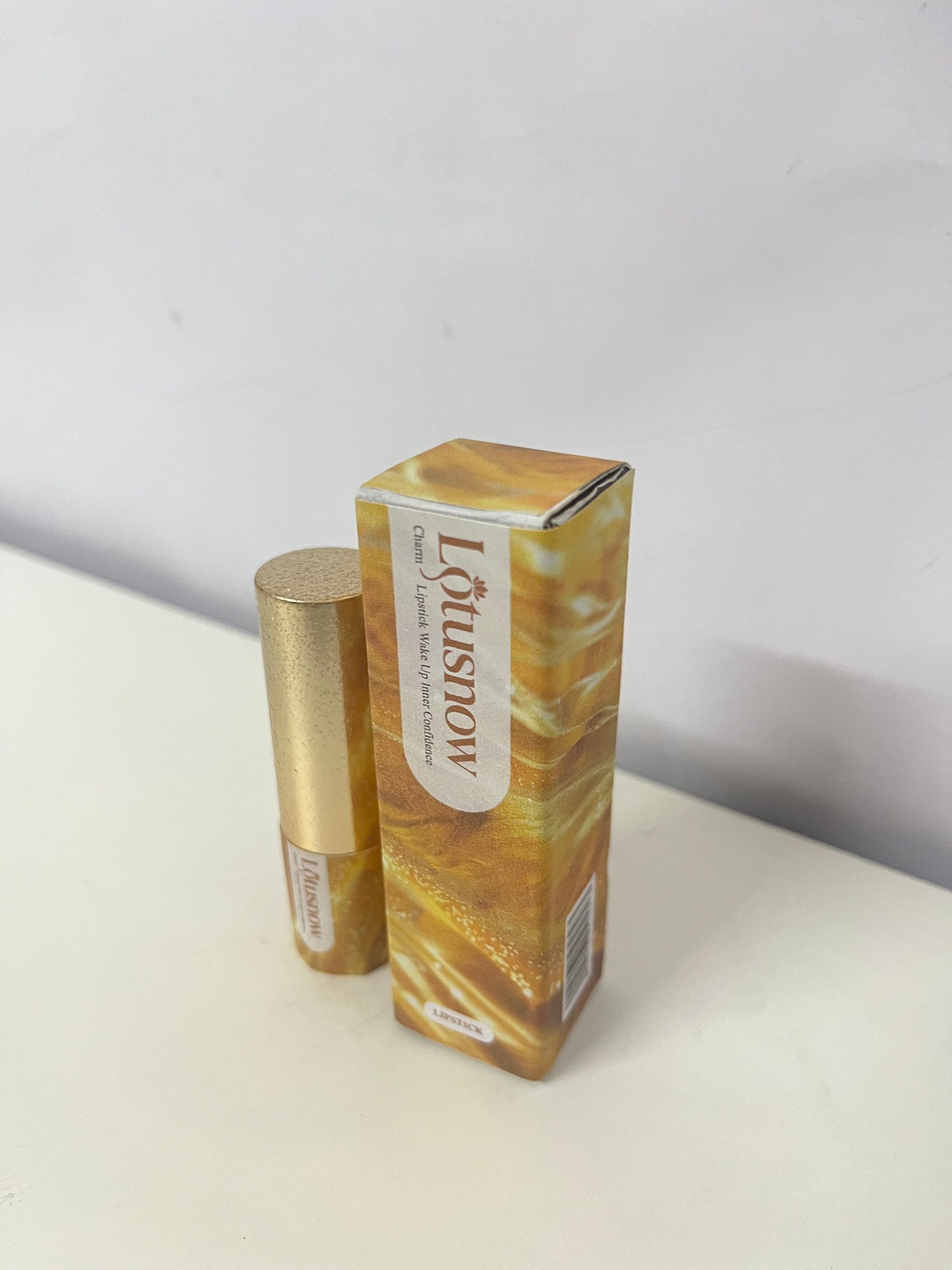 Lotusnow Charm Lipstick Wake Up Confidence on Lips Luxurious Gold Texture Pigmented & Long-Lasting An Elegant Expression of Lip Art