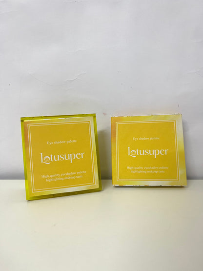 Lotusuper 9 Colors Yellow Eyeshadow Palette——Elevate Your Eye Makeup with High-Quality Artistry