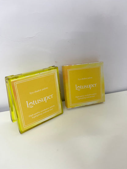 Lotusuper 9 Colors Yellow Eyeshadow Palette——Elevate Your Eye Makeup with High-Quality Artistry