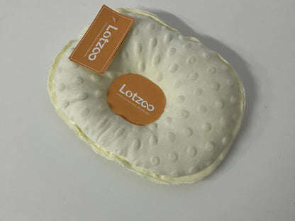 [Lotzoo Pillows]-Dot Velvet Baby Pillow - Breathable Soothing Pillow