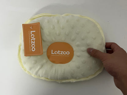 [Lotzoo Pillows]-Dot Velvet Baby Pillow - Breathable Soothing Pillow
