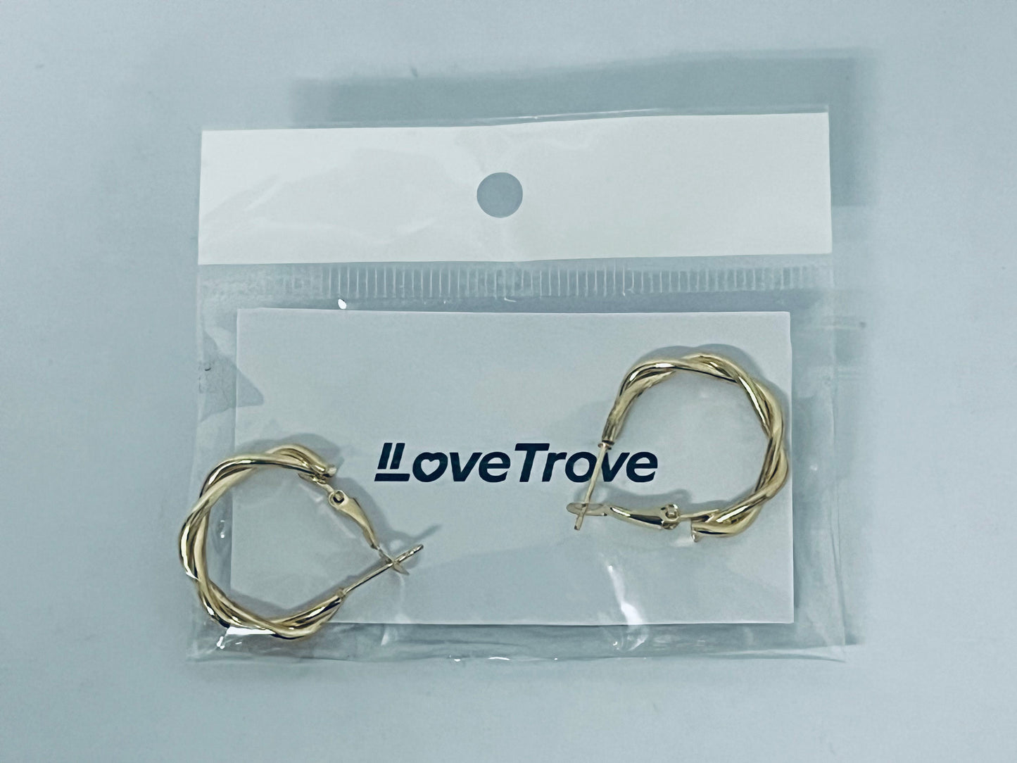 LoveTrove Twisted/Braided Hoop Earrings for Women
