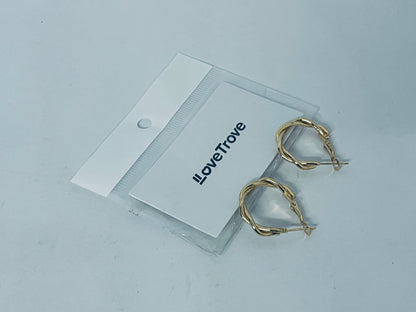 LoveTrove Twisted/Braided Hoop Earrings for Women