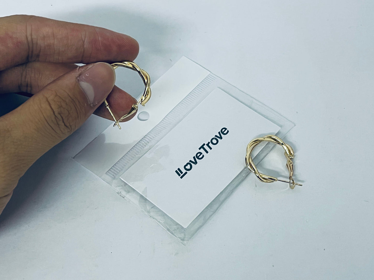 LoveTrove Twisted/Braided Hoop Earrings for Women