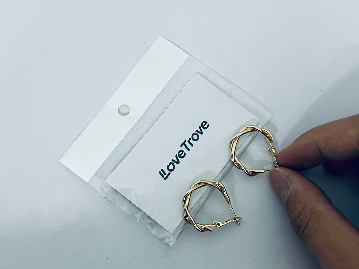 LoveTrove Twisted/Braided Hoop Earrings for Women