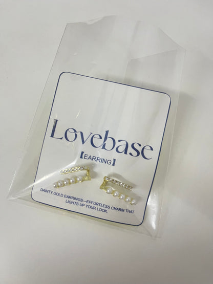 【Lovebase Dainty Gold Earrings】—— Effortless Charm That Lights Up Your Look
