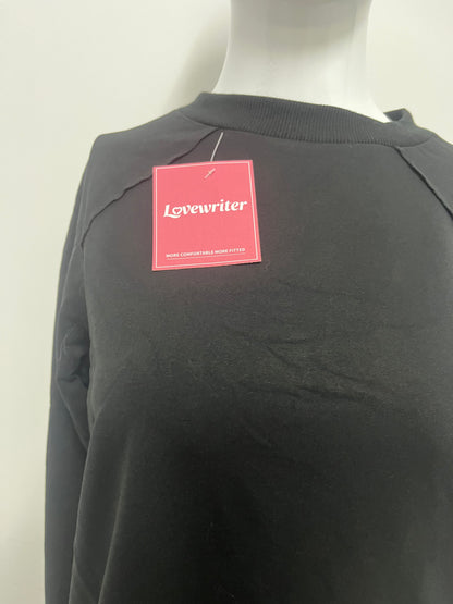 [Lovewriter T-shirts]-Basic Crew Neck Sweatshirt - Loose Versatile Long-Sleeve Top