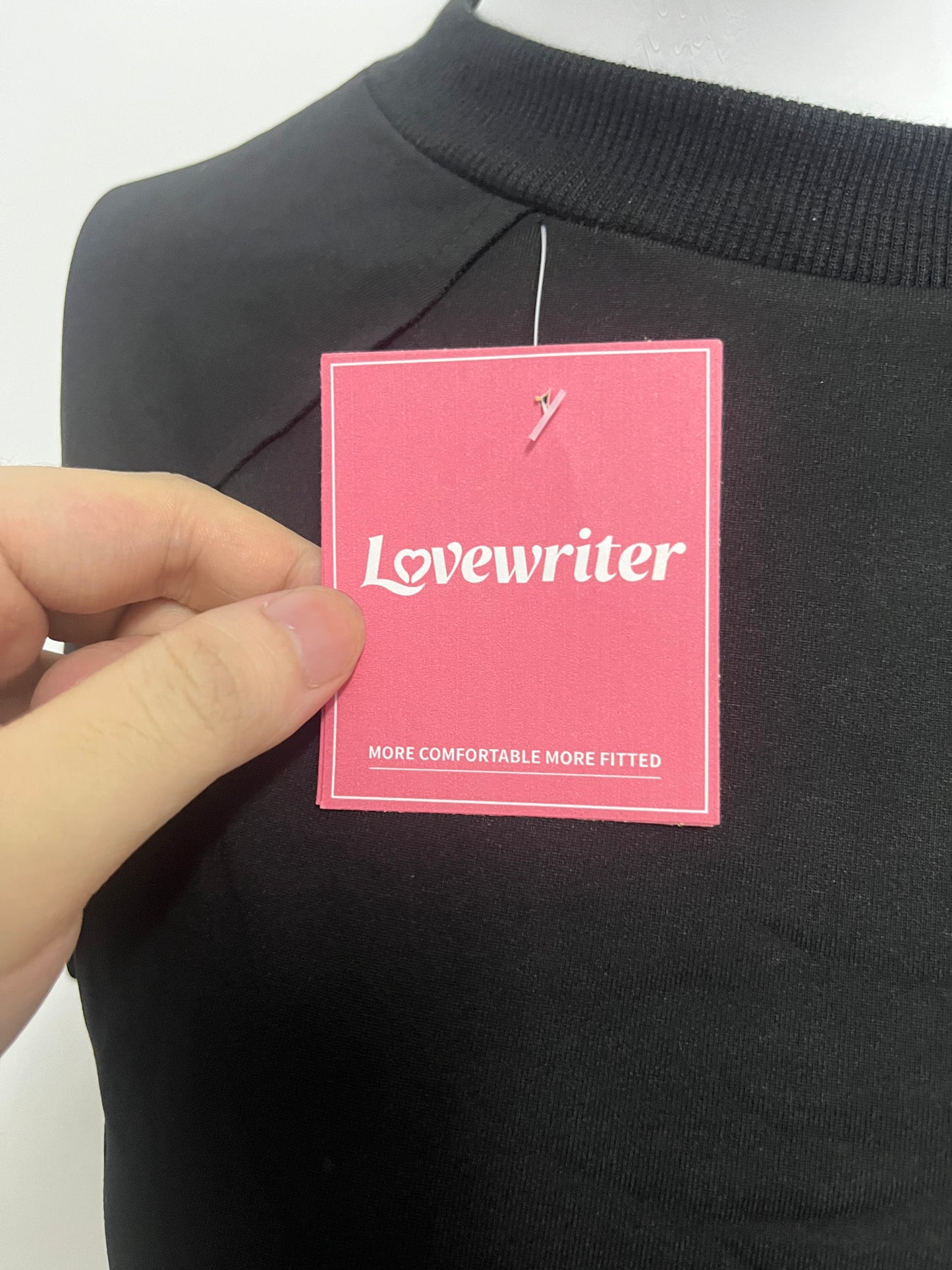 [Lovewriter T-shirts]-Basic Crew Neck Sweatshirt - Loose Versatile Long-Sleeve Top