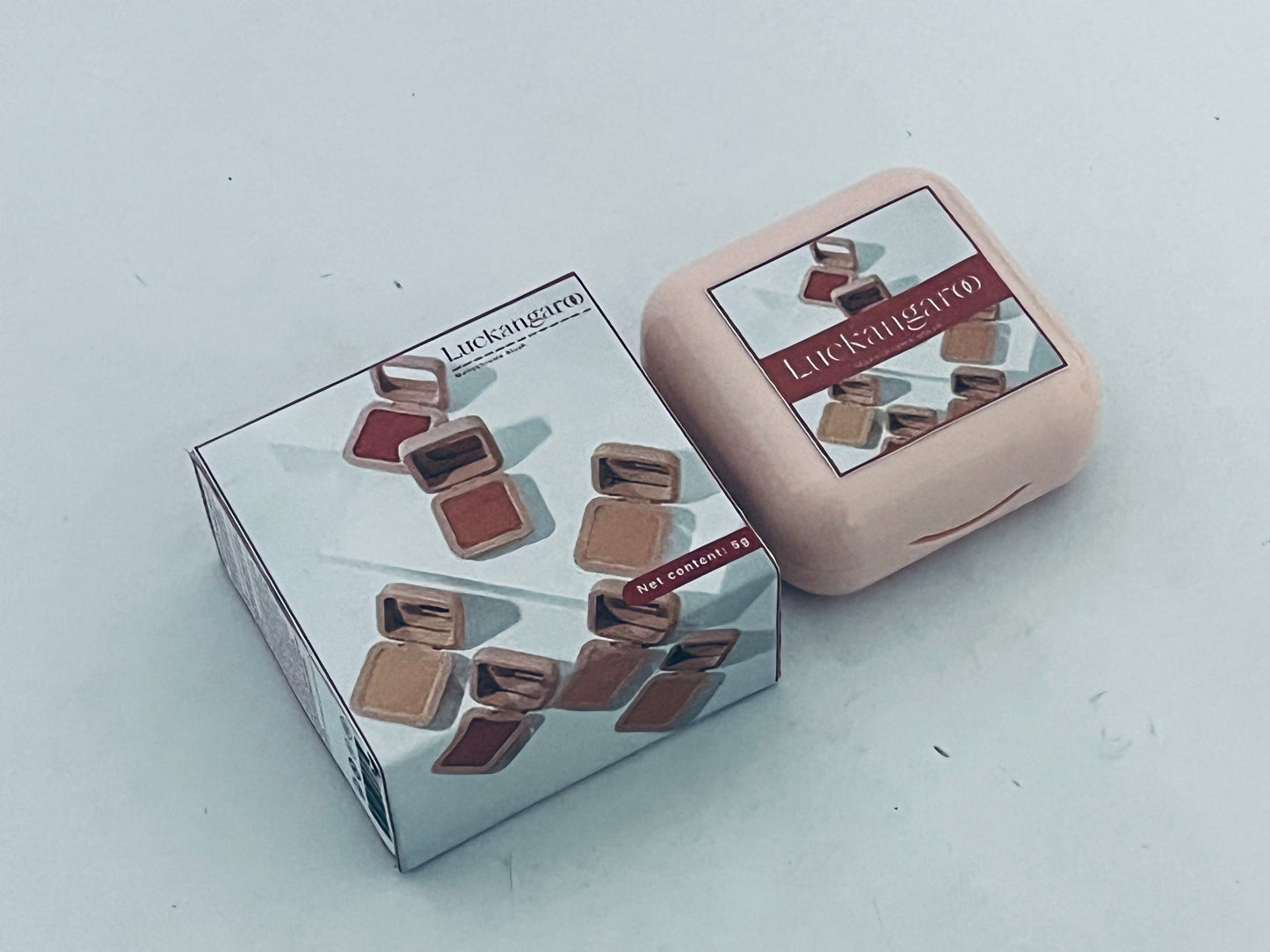  Luckangaroo Blusher Powder Blush Lightweight Smooth Blendable Matte Face Blush Highly Pigmented Powder Blusher for All Skin Tones
