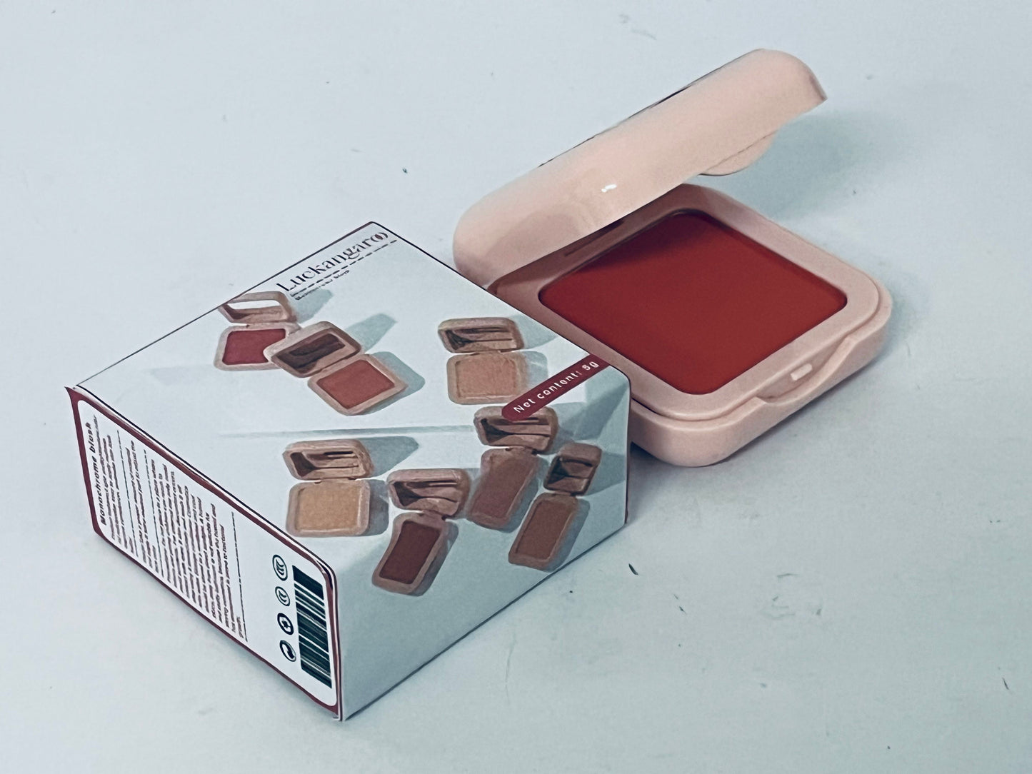  Luckangaroo Blusher Powder Blush Lightweight Smooth Blendable Matte Face Blush Highly Pigmented Powder Blusher for All Skin Tones