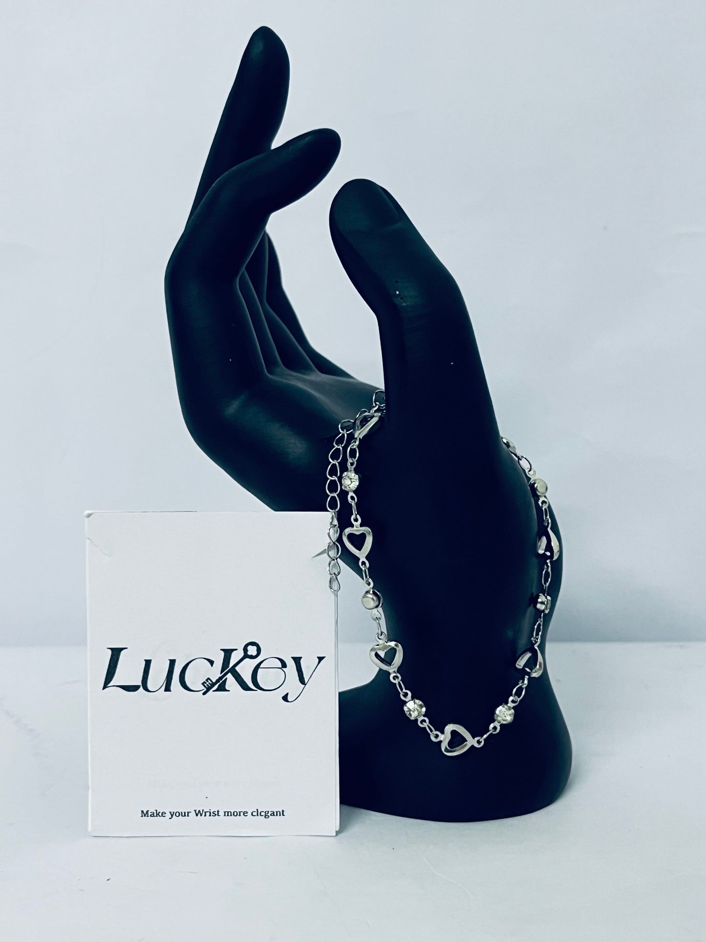 Luckey Gold Bracelets for Women Waterproof, 14K Real Gold Jewelry Sets for Women, Trendy Thin Dainty Stackable Cuban Link Paperclip Chain Bracelet Pack Fashion