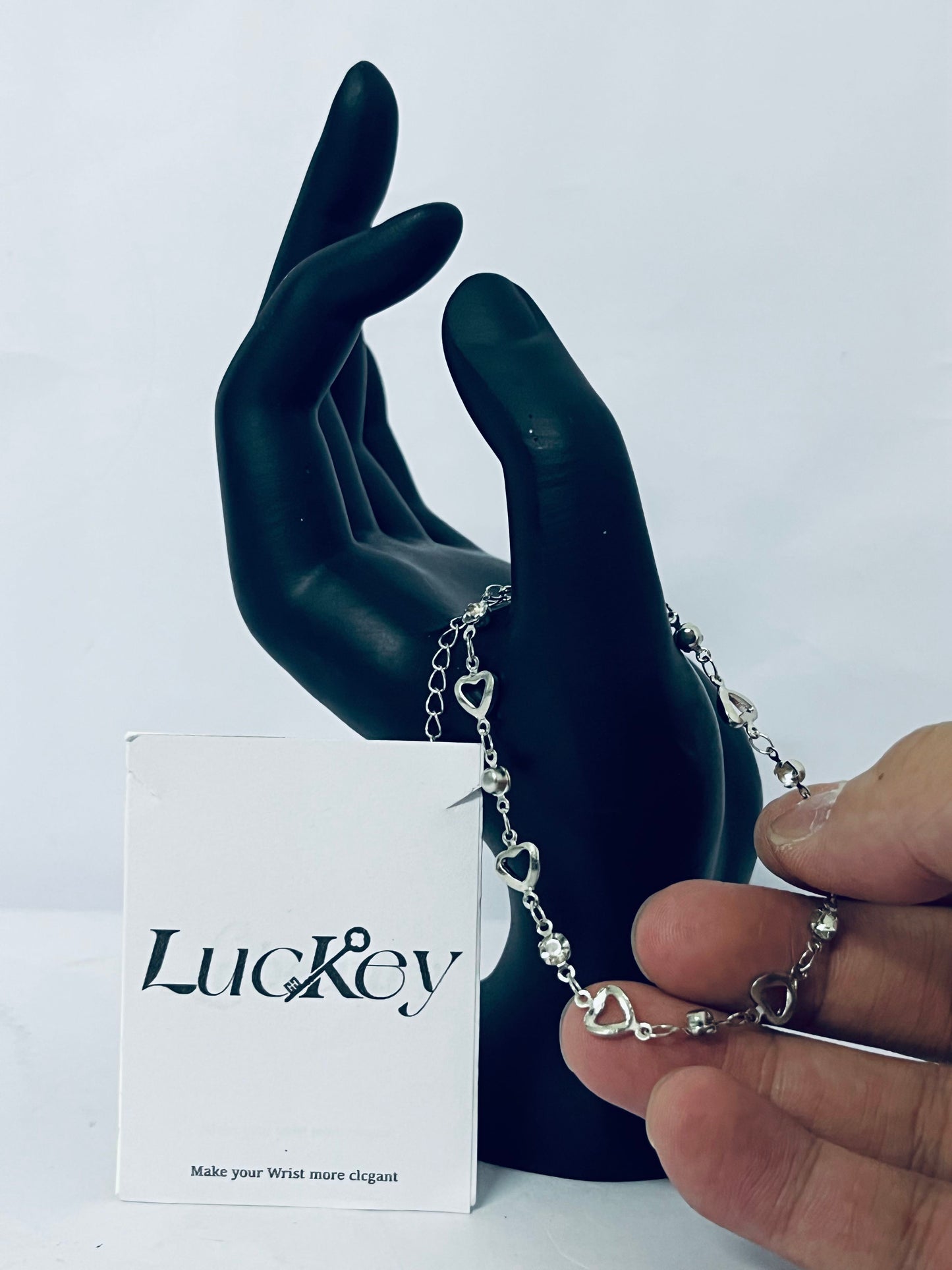 Luckey Gold Bracelets for Women Waterproof, 14K Real Gold Jewelry Sets for Women, Trendy Thin Dainty Stackable Cuban Link Paperclip Chain Bracelet Pack Fashion